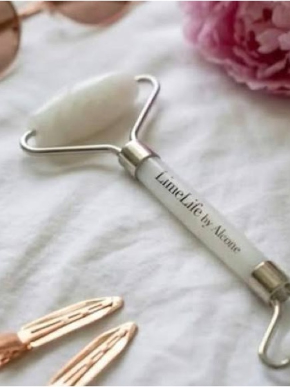 LimeLife by Alcone White Jade Roller - Cooling Facial Massager